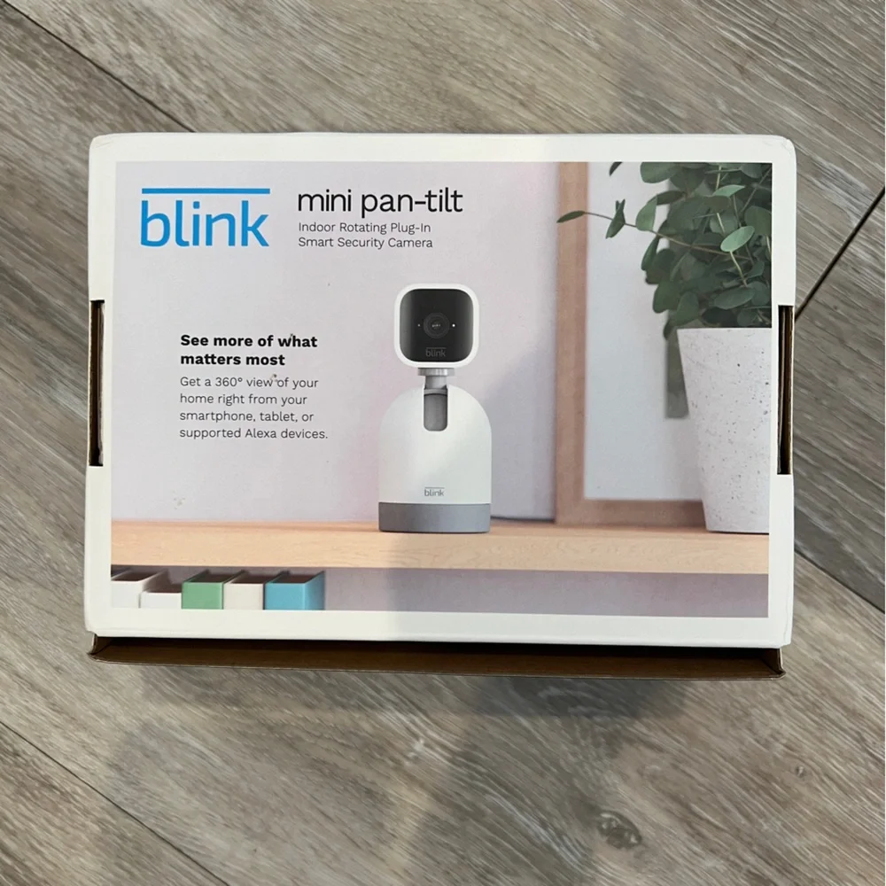 Blink Mini Pan-Tilt Camera - open box, unused